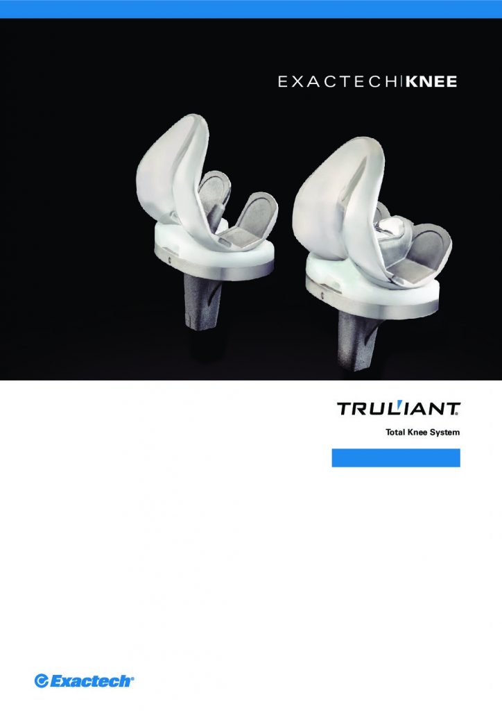 Truliant Knee System Design Rationale 120001209 Rev B exactech.co.jp
